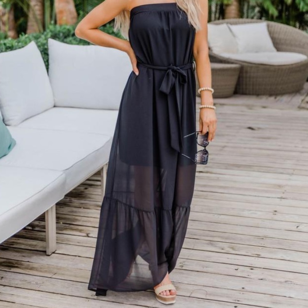 Black Maxi Dress - worn once